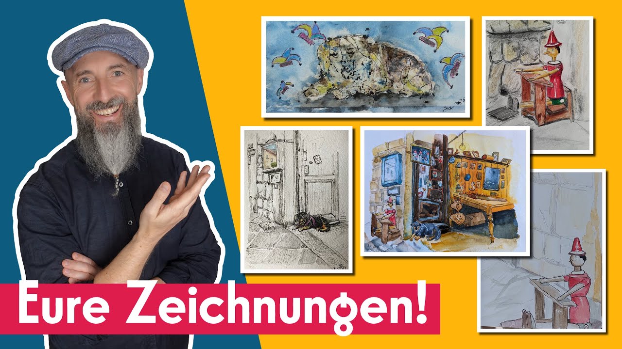Eure Bilder Nr. 1 | Bildbesprechung und -analyse gemäss Vorlage «Pinocchio mit Dackel»