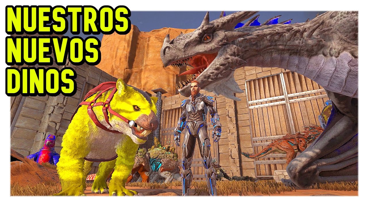Nuestros Nuevos Dinos | ARK | Servidor Oficial