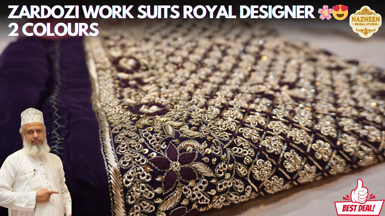 Luxury Premium Zardozi Work Suits | Royal Designer Wedding Collection in Hyderabad | #zardoziwork 