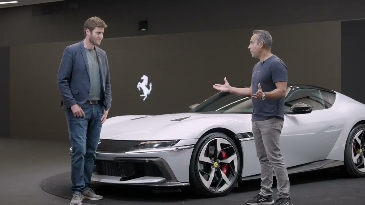 Ferrari 12Cilindri styling overview with Andrea Militello -- Lead Exterior Designer