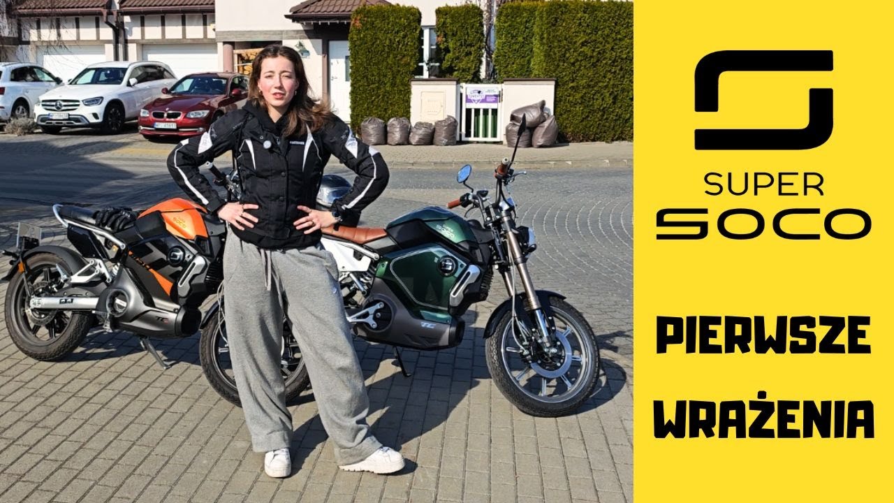 Super Soco TC - wrażenia Oliwki po pierwszej jeździe