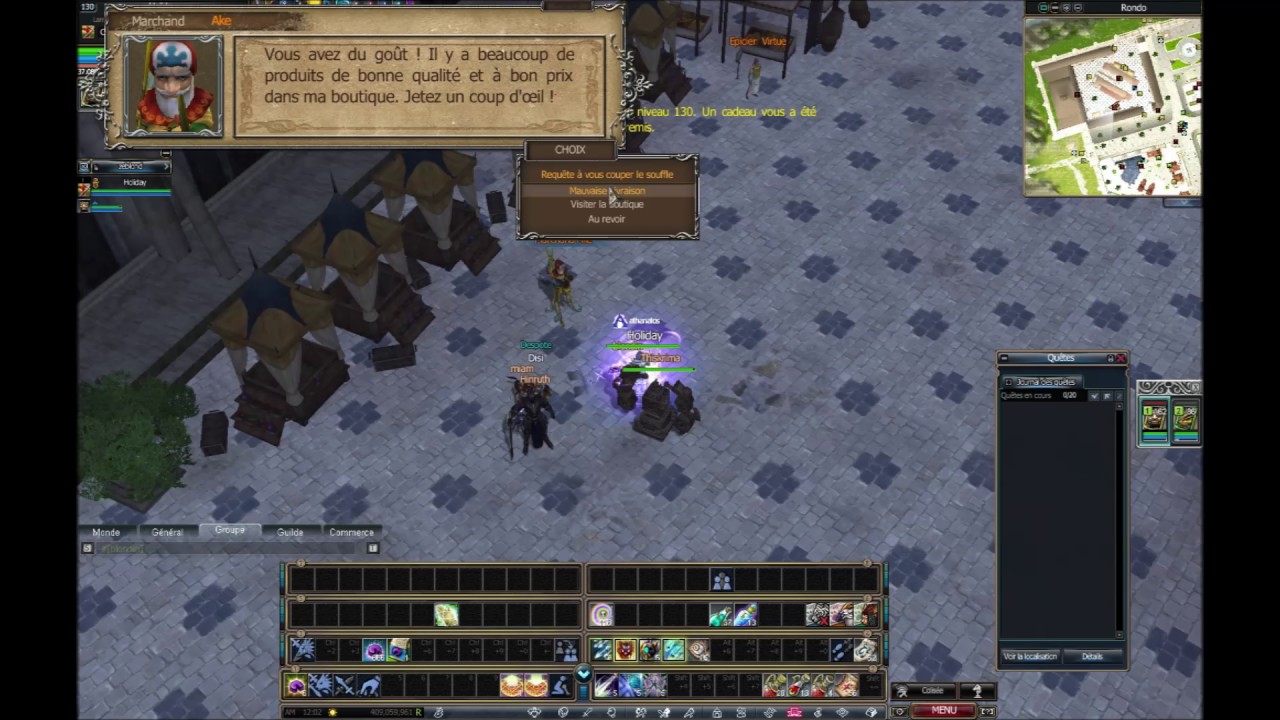 Rappelz 9.4 - tuto quêtes EK du lvl 121 au lvl 139