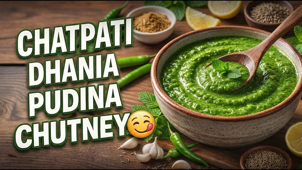 Dhania Pudina Chutney Recipe | Chatpati Green Chutney | Mint Coriander Dip | The Abia’s Kitchen