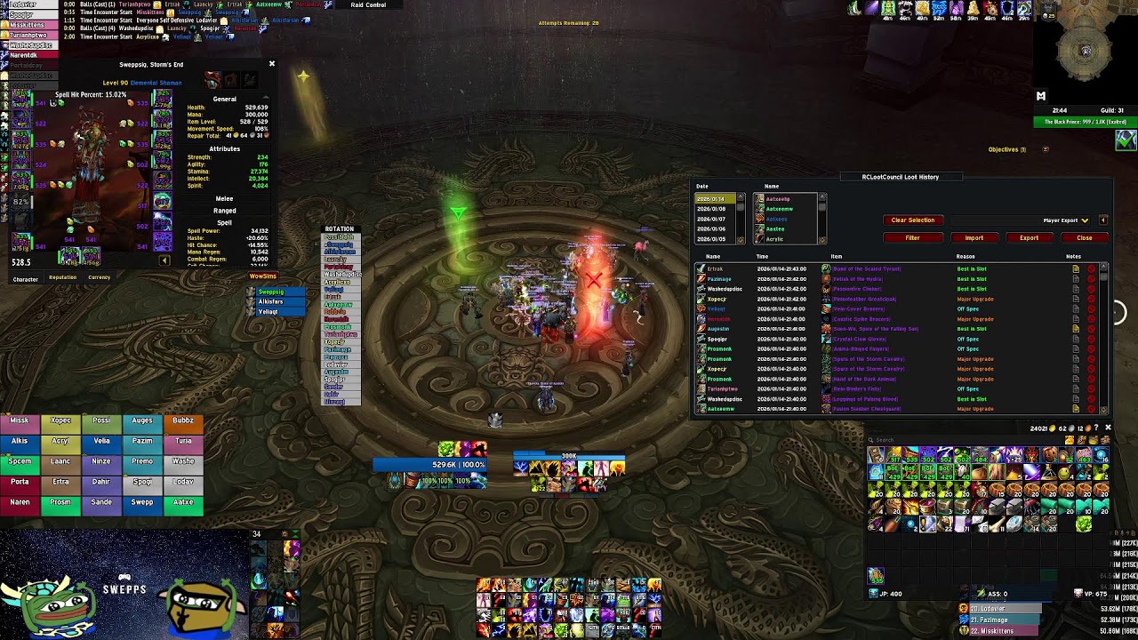ToT 13/13 25 HC - Ele shaman