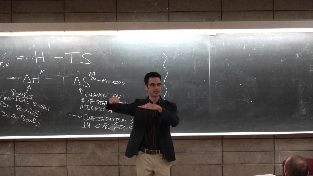 Ep11 Thermodynamics, ideal solutions, entropy - UC San Diego - NANO 134 Darren Lipomi