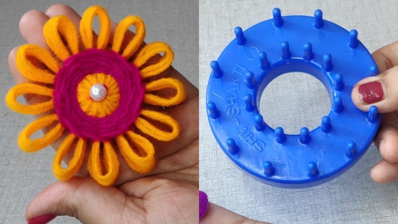 It's so Beautiful. New Hand Embroidery Flower design idea. Super Hand Embroidery Flower design trick