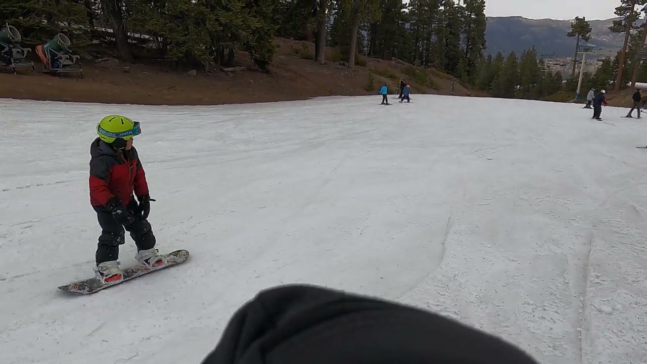 GH010146 Snow Summit Big Bear Lake April 3, 2022 with Jacob, Chloe, and Evan