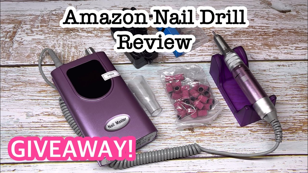 AMAZON E-FILE REVIEW / Delanie Electric Nail Drill Machine / Electric Nail File