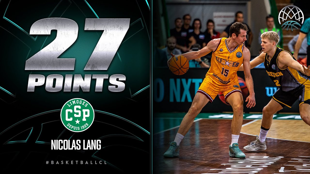 Nicolas Lang showing off 🔥  | Play-Ins - Game 2 | Basketball Champions League 2022/23