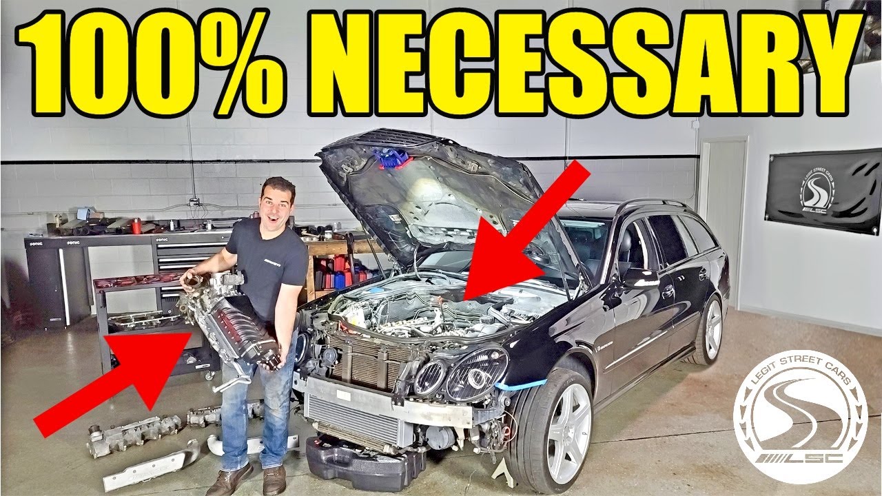 I Installed A GIGANTIC Supercharger On My 7-Seater Mercedes Station Wagon! Ultimate Family Hauler!
