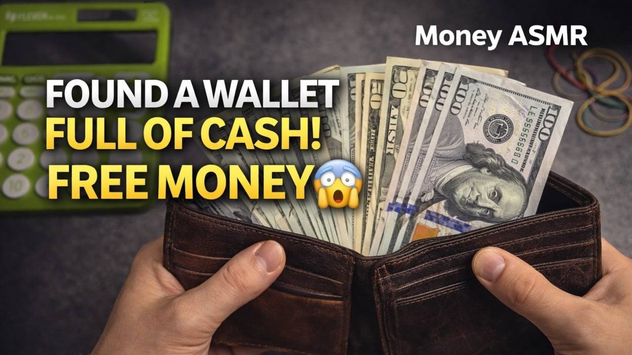 Found a Wallet Full of Cash | Money Counting ASMR
