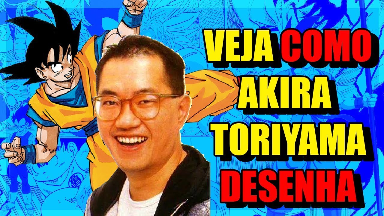 Como DESENHAR o GOKU com AKIRA TORIYAMA (CRIADOR de DRAGON BALL)