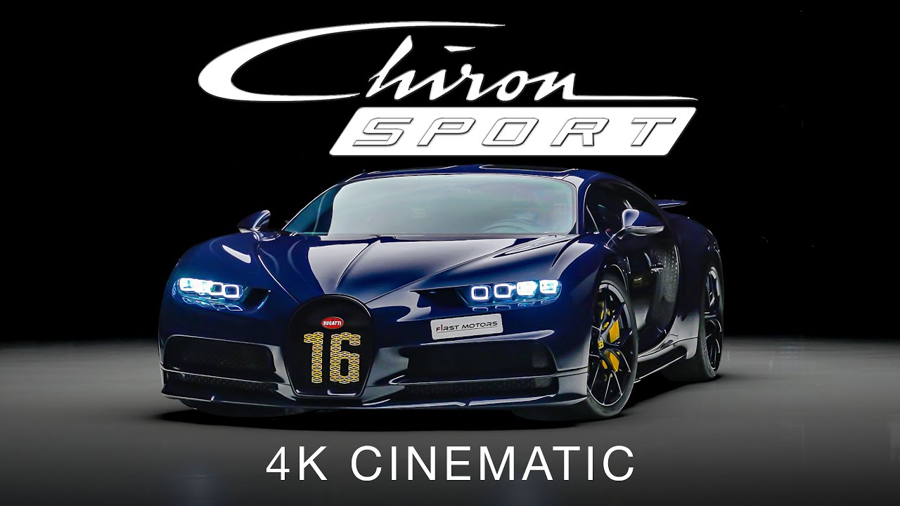 Bugatti Chiron Sport | W16 Engine | Details + Interiors in 4K Cinematic