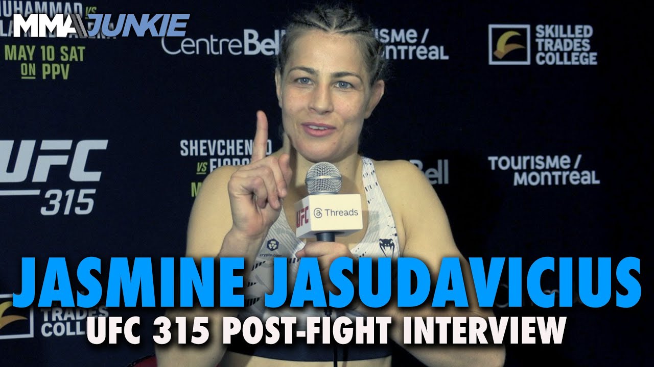 Jasmine Jasudavicius wants 'whatever route to No. 1' after Jessica Andrade finish | UFC 315
