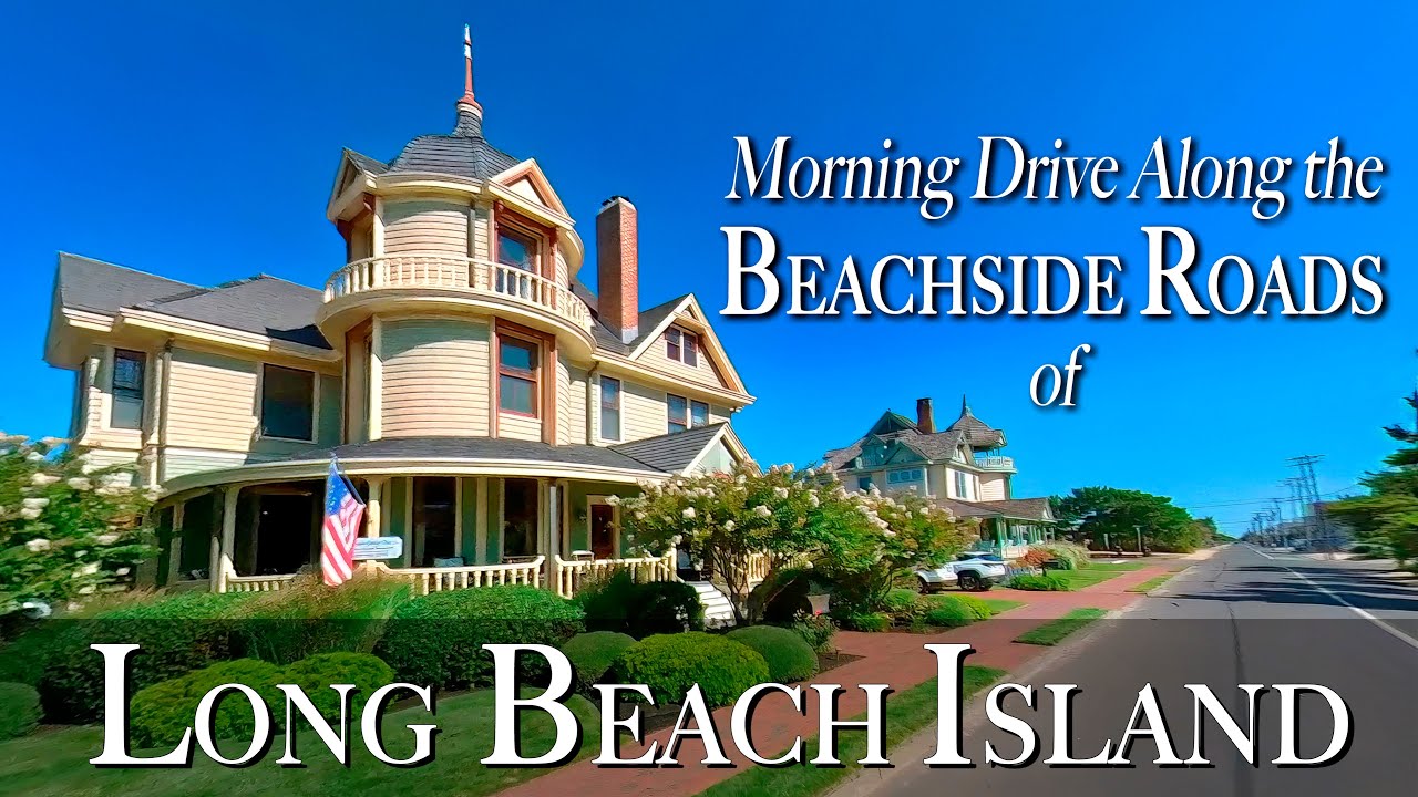 Morning Drive Along the Beachside Roads of LBI