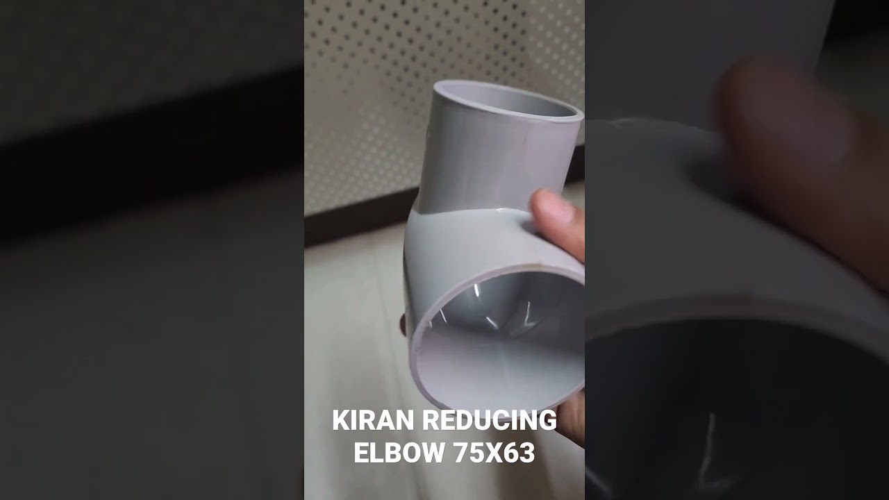 AGRICULTURE REDUCING ELBOW | KIRAN FITTINGS| 75X63| BEST QUALITY BEST RATE |COST EFFECTIVE SOLUTION