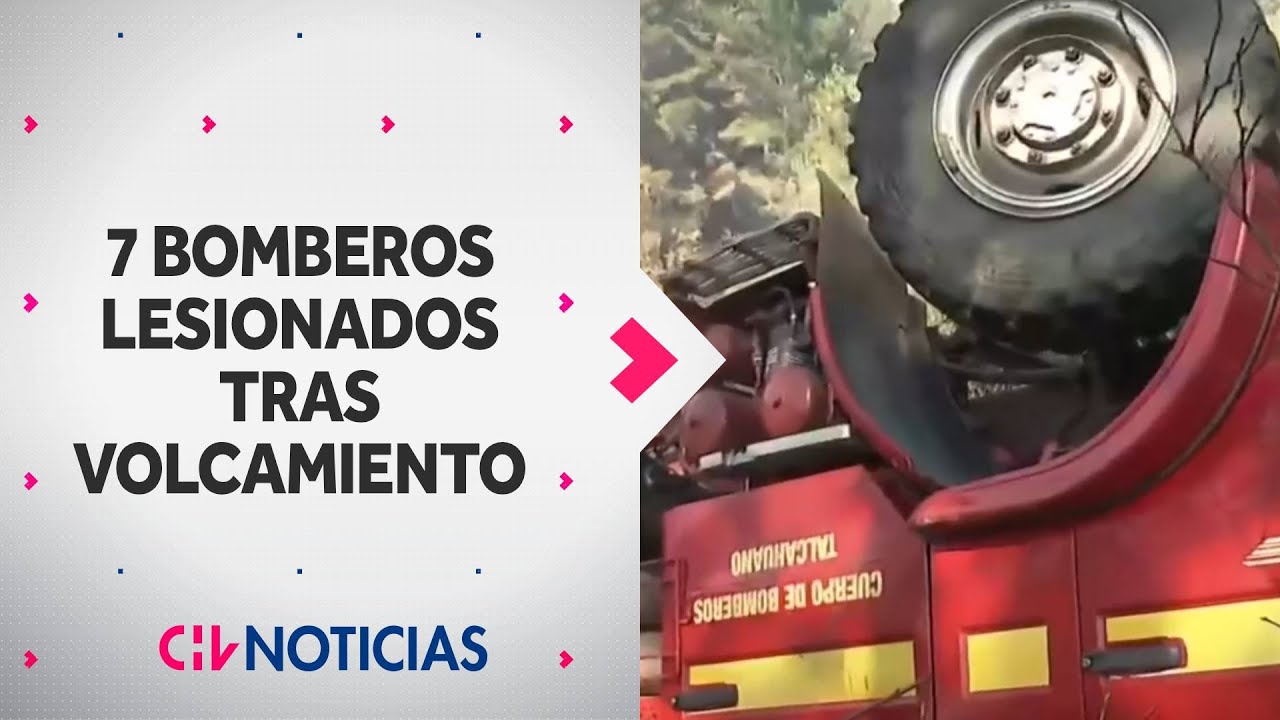 Siete bomberos lesionados tras volcamiento de carro en combate de incendios en Florida