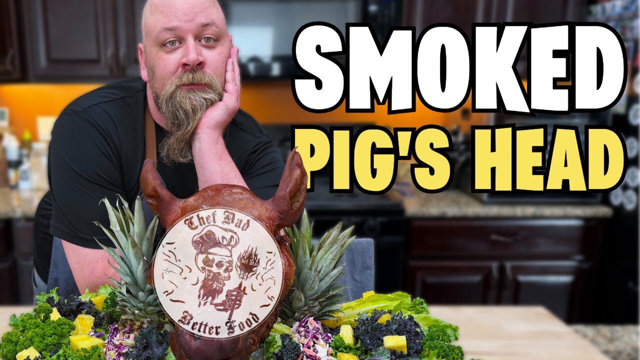 Chef Dad’s Perfectly Smoked Pig Head: Unbelievable Flavor and Unbelievably Simple!