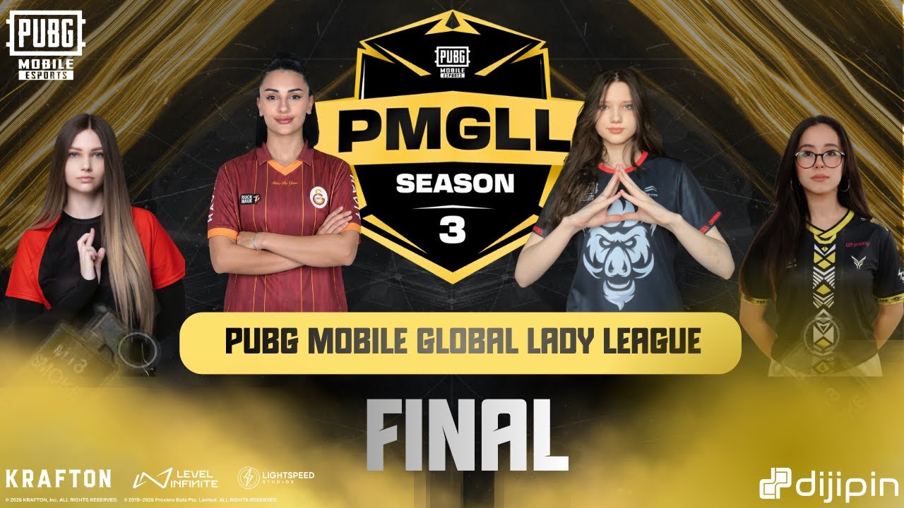 PUBG MOBİLE GLOBAL LADY LEAGUE 3. SEZON FİNAL 1. GÜN #pubgmobile