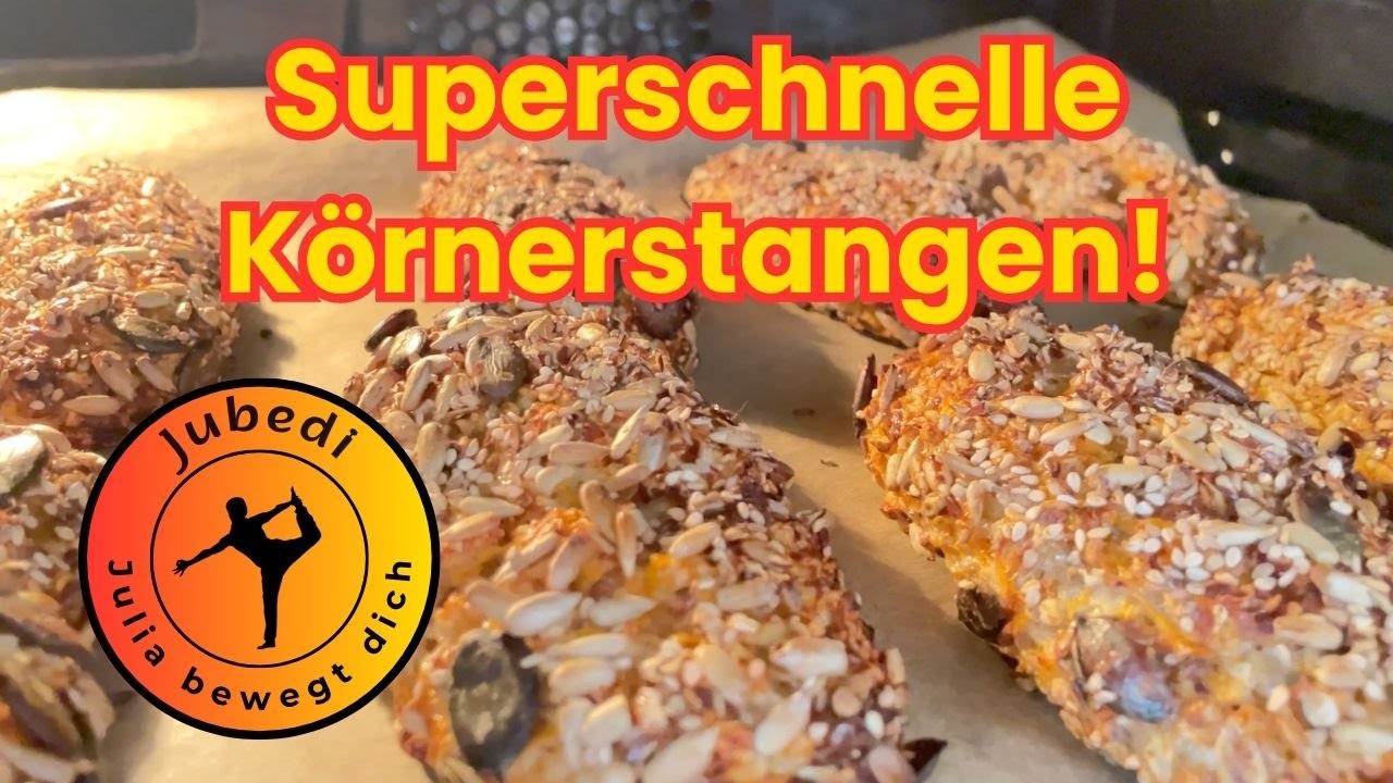K&ouml;rnerstangen selber backen &ndash; gesund, schnell & lecker | Jubedi