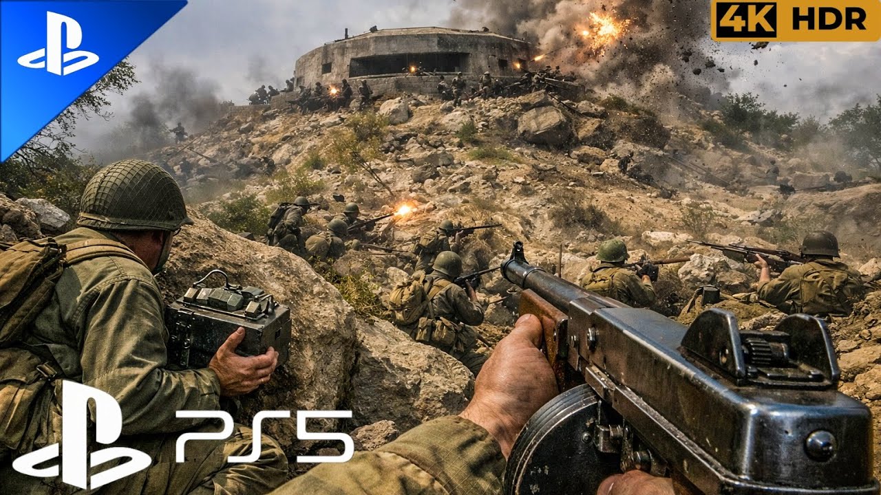 (PS5) ПОЛНОМАСШТАБНЫЙ ШТУРМ ПОД ОГНЕМ | РЕАЛИСТИЧНЫЙ УЛЬТРАГРАФИЧЕСКИЙ ГЕЙМПЛЕЙ [4K60FPS HDR] Cal...