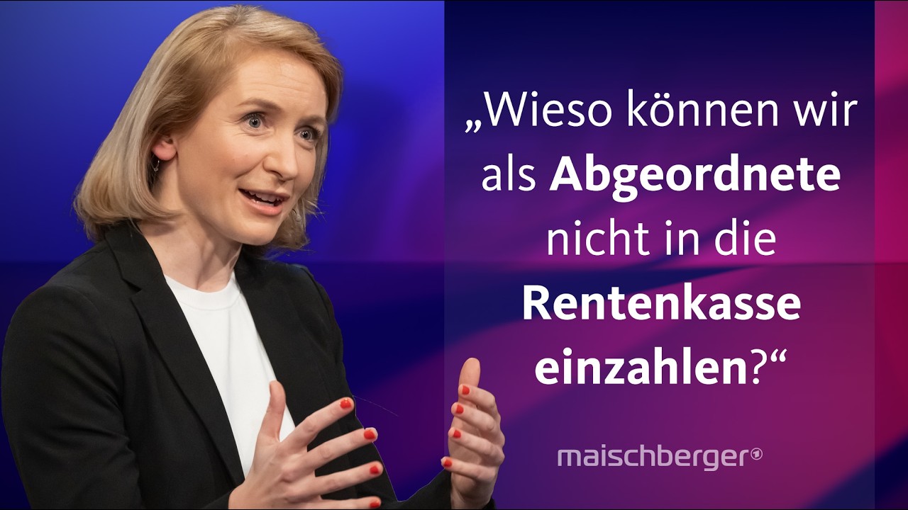 Ines Schwerdtner und Thorsten Frei diskutieren über Sozialreformen und Aufrüstung | maischberger