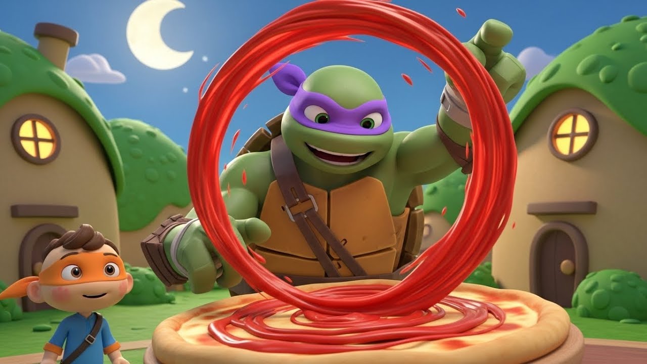 Las Tortugas Ninja y su misión divertida | Canciones Infantiles y Rimas para Niños