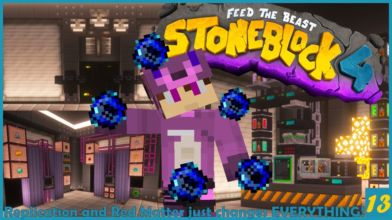 Stoneblock 4 -Minecraft Modpack- This Trivializes EVERYTHING... A singularity a second? -13-
