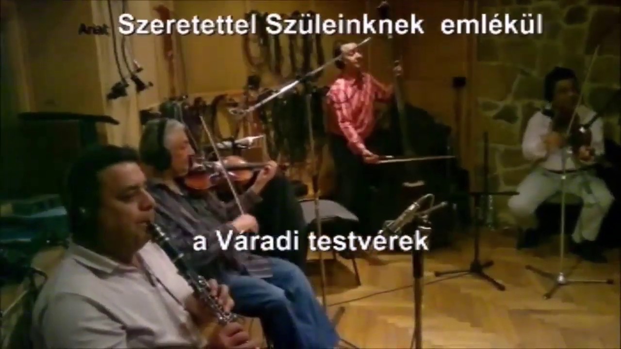 Váradi testvérek cd felvételen Sánta Ferenc  Kossuth díjas prímással,