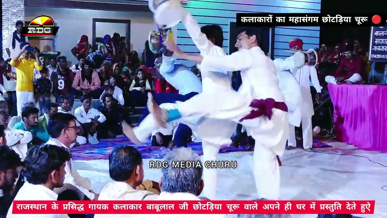 अपने ही घर पर बाबूलाल जी छोटड़िया 9660228761 ने दी प्रस्तुति / #पाबुजी रि चढ चढ जानां होगी गढां सें