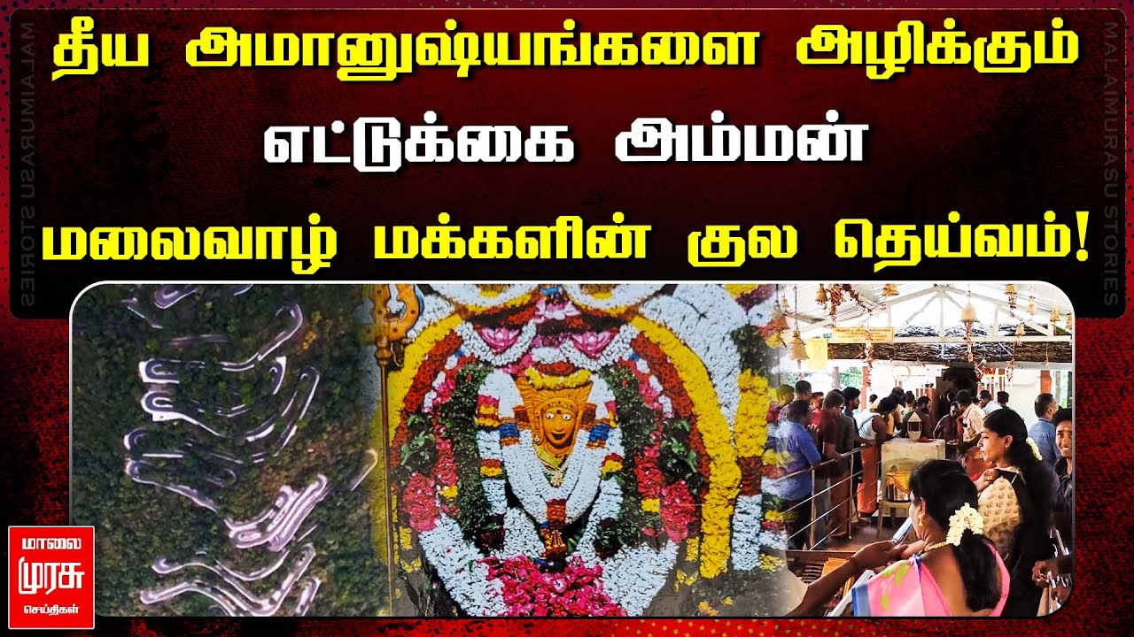 தீய அமானுஷ்யங்களை அழிக்கும் எட்டுக்கை அம்மன்.. மலைவாழ் மக்களின் குல தெய்வம் | Kollimalai Temple