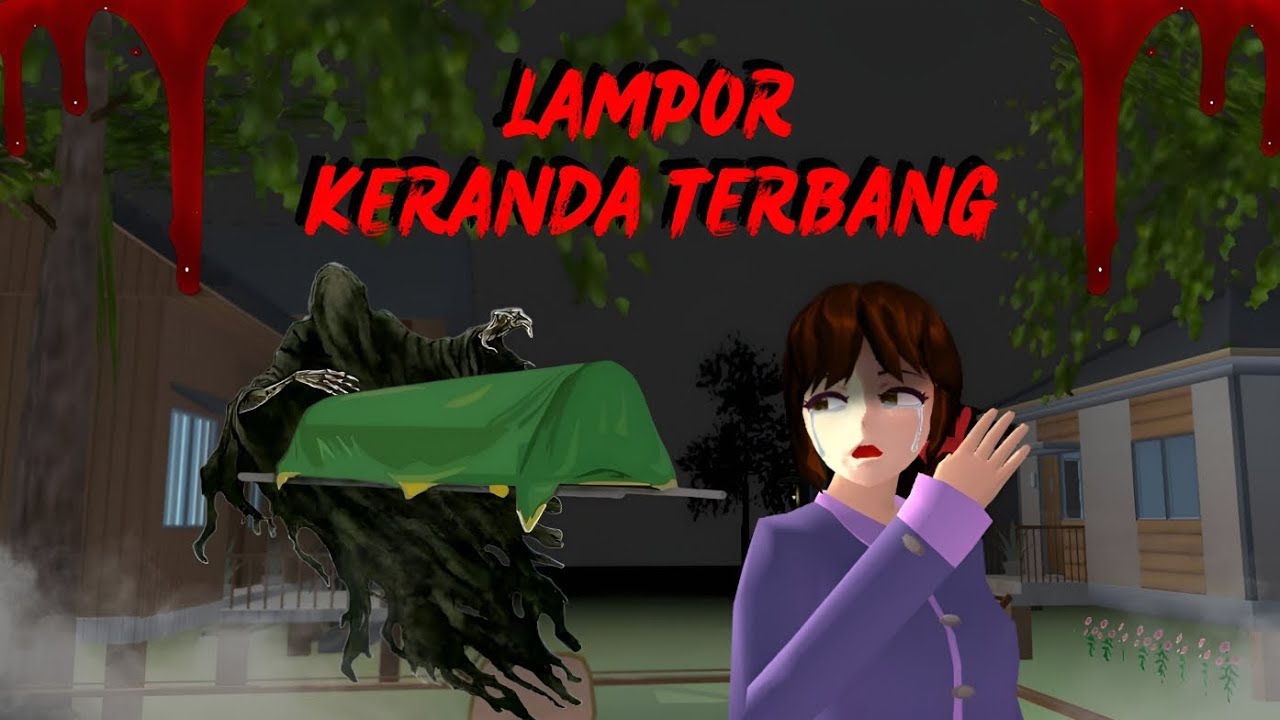 LAMPOR KERANDA TERBANG || HORROR MOVIE SAKURA SCHOOL SIMULATOR