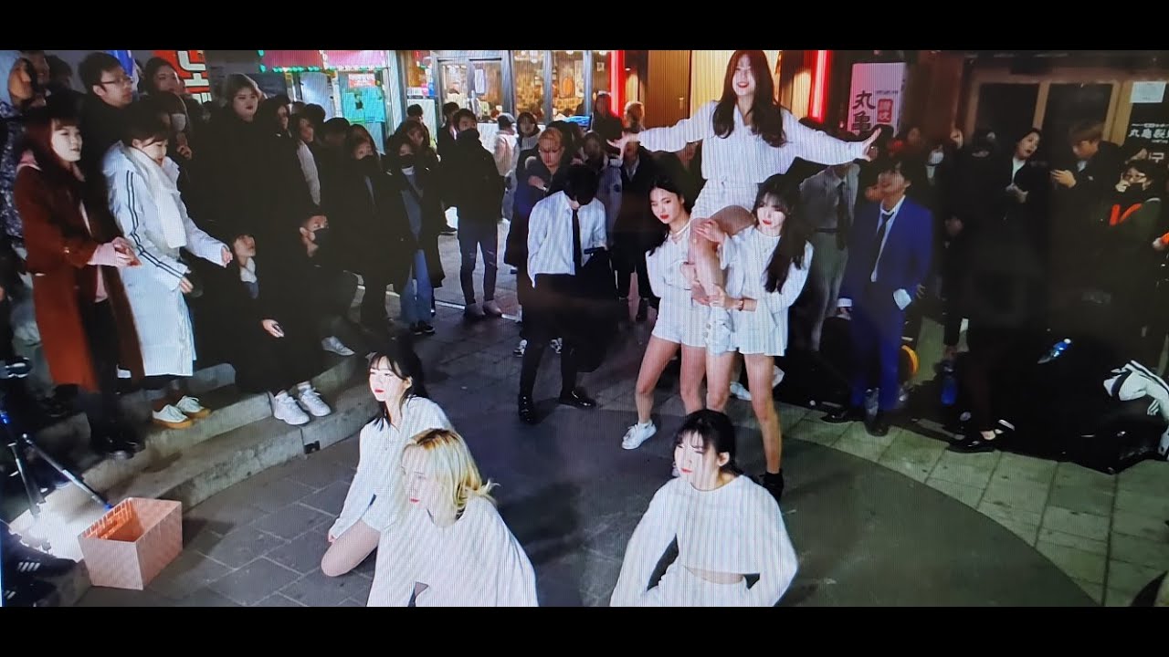 20191208. ID DANCE💕. HYUNA 'FLOWER SHOWER' COVER. LOVELY SCHOOLGIRLS, CUTE FRESH BUSKING BUSKING.