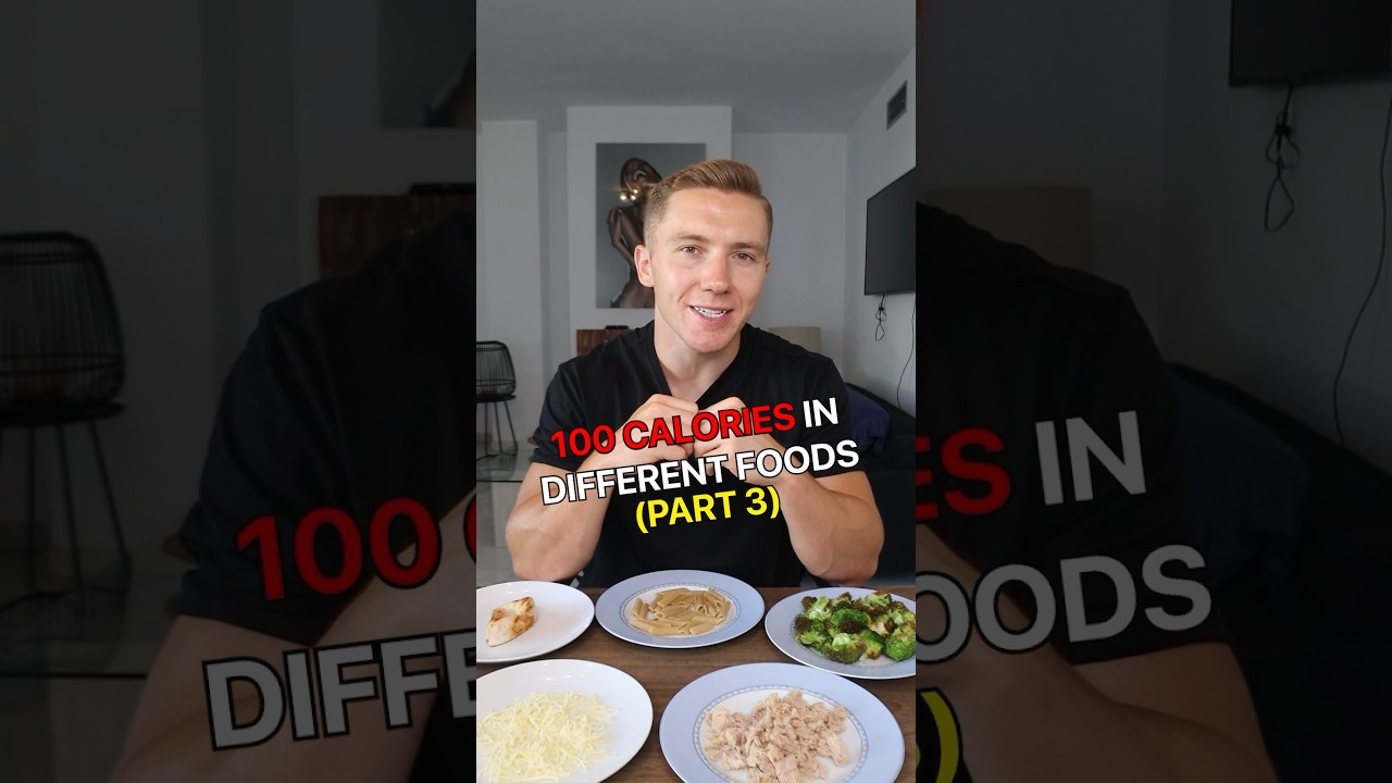 100 calories in this much food (Part 3)😳 #calories #healthyfood #weightloss #diet