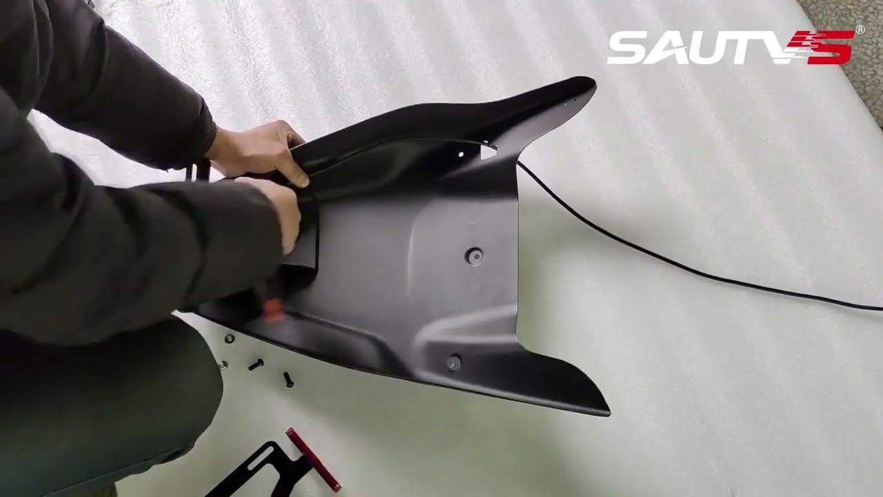 Installation of SAUTVS Rear Fender Extender for Can Am Spyder F3 F3-S 2015~2023