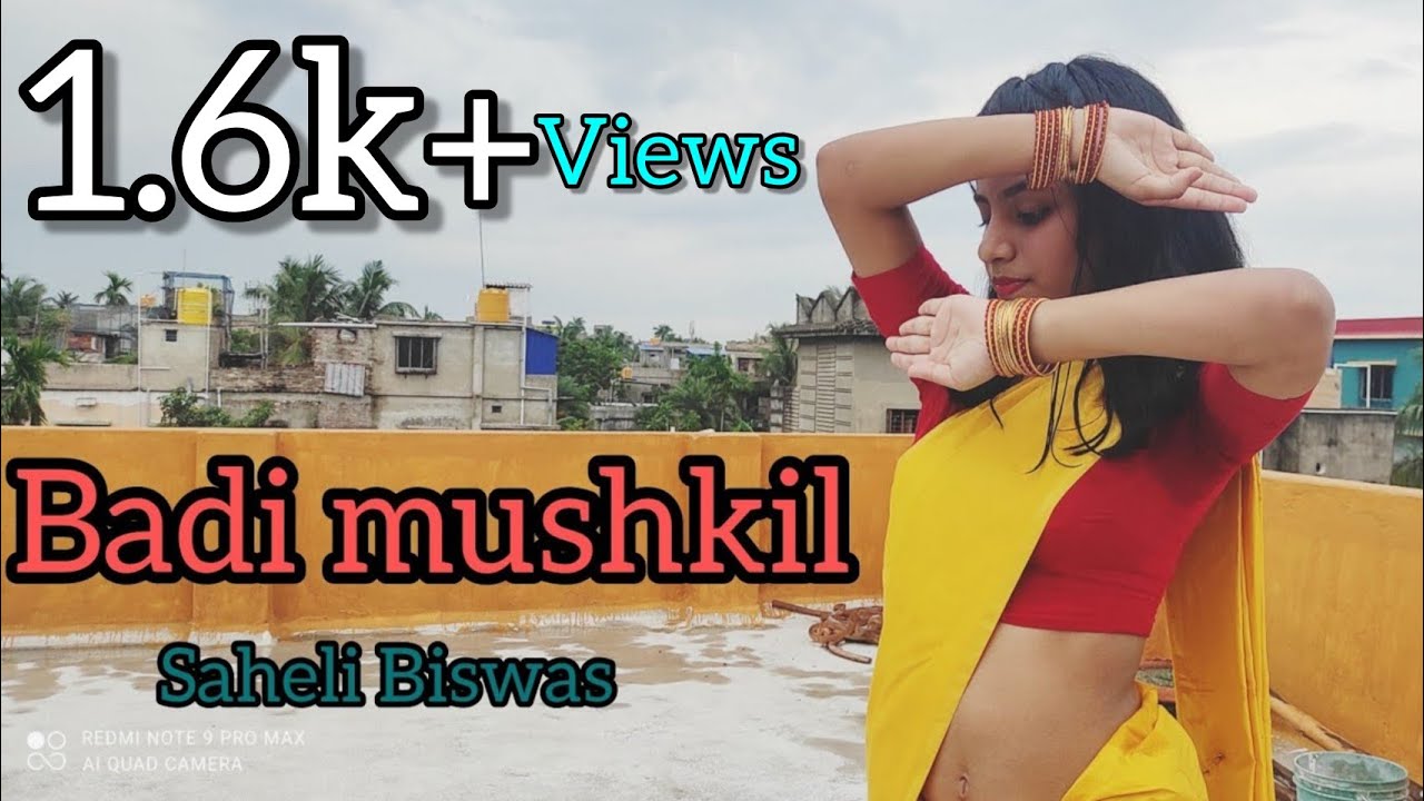 BADI MUSHKIL BABA BADI MUSHKIL|| DANCE COVER|| SAHELI BISWAS||MADHURI DIXIT|| #youtube #badimushkil