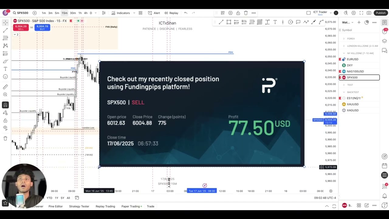 This is How I Made $75+ in 13 Minutes with ICT's Silver Bullet Strategy
