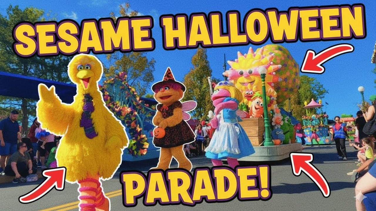 (4k) Sesame Street HALLOWEEN PARADE! 🎃 The Muppets in Costume! (New Show)