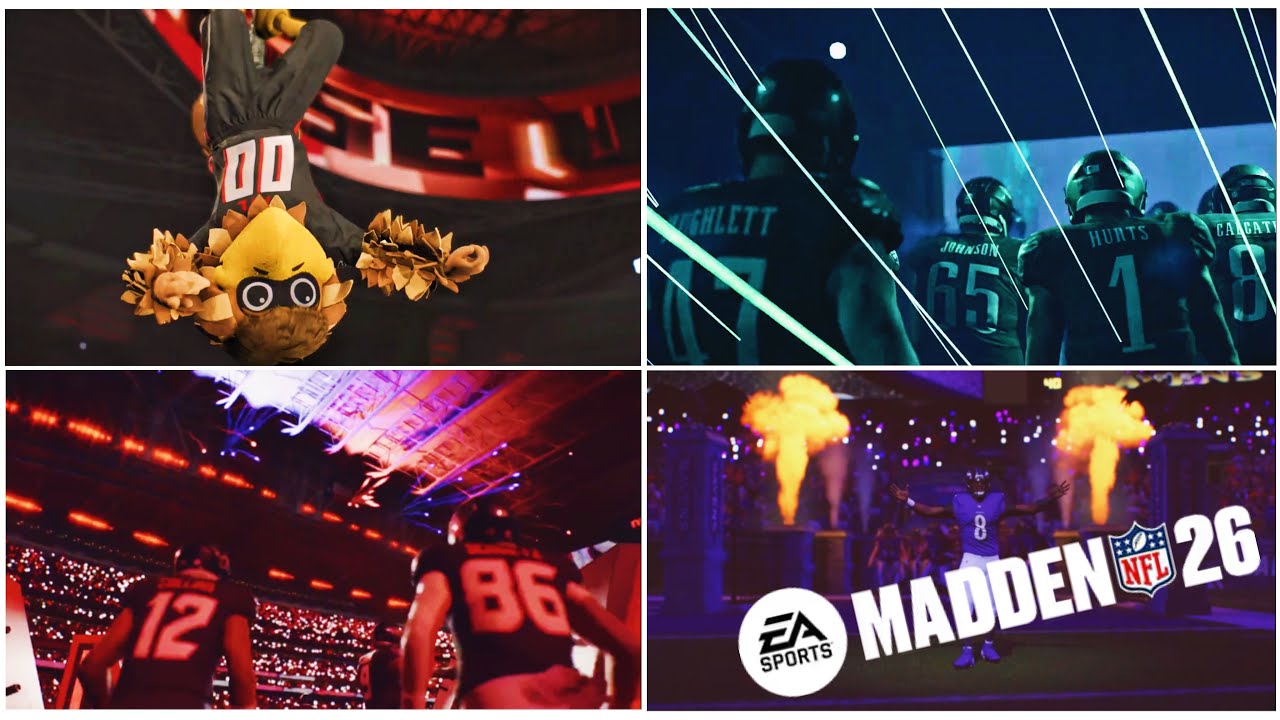 Madden NFL 26 All Team Intros/Entrances (Night Games)