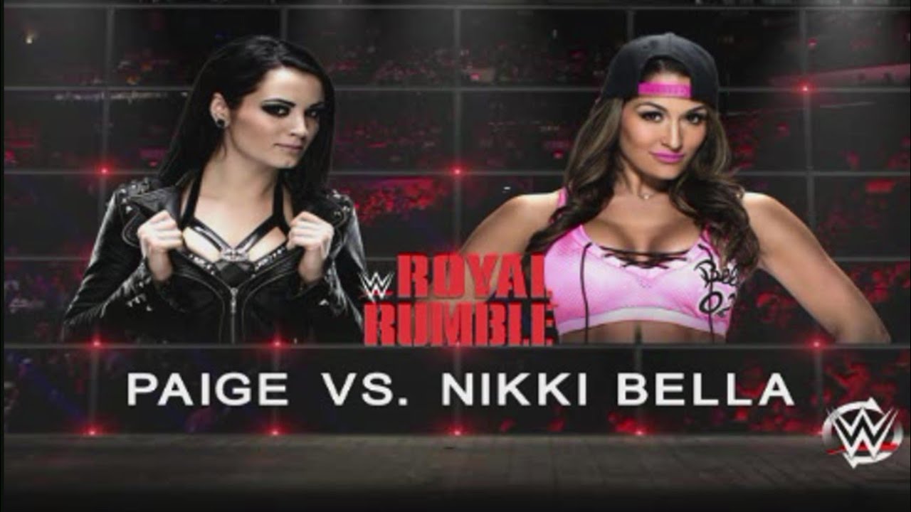 Wwe Royal Rumble: Paige vs Nikki Bella (Divas Championship)