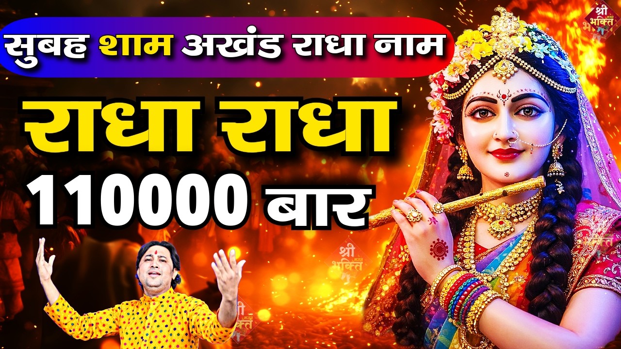 राधा राधा श्री राधा | Shri Radha Naam Dhun |Radha Naam Jap | Radha Rani Bhajan| Shailesh Dubey