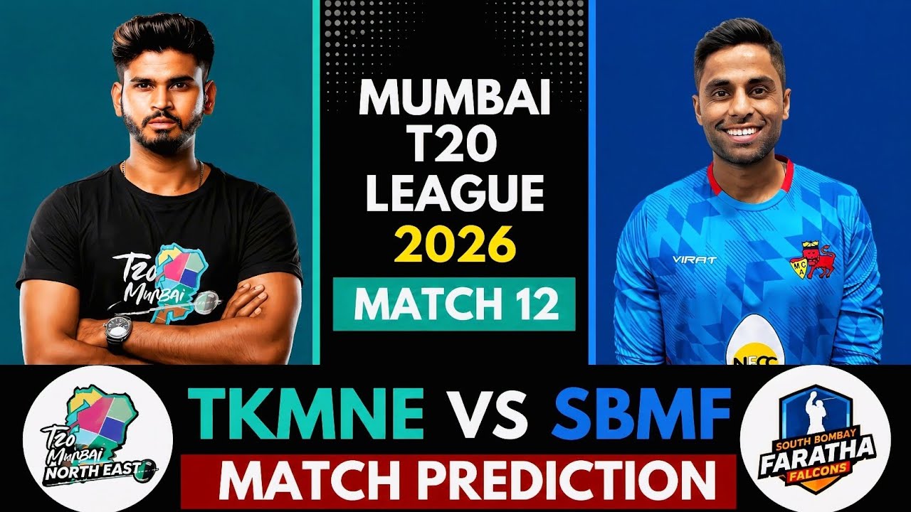 TKMNE vs SBMF Prediction Today 😱| TKMNE vs SBMF Dream11 Prediction | Mumbai T20 League 2026 Match 12