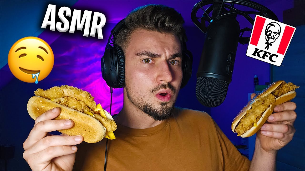 🌙 ASMR : DEGUSTATION DES HOT DOG DE KFC !🤤🍗