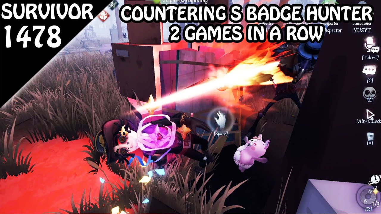 S badges are everywhere !! - Survivor Rank #1478 (Identity v)