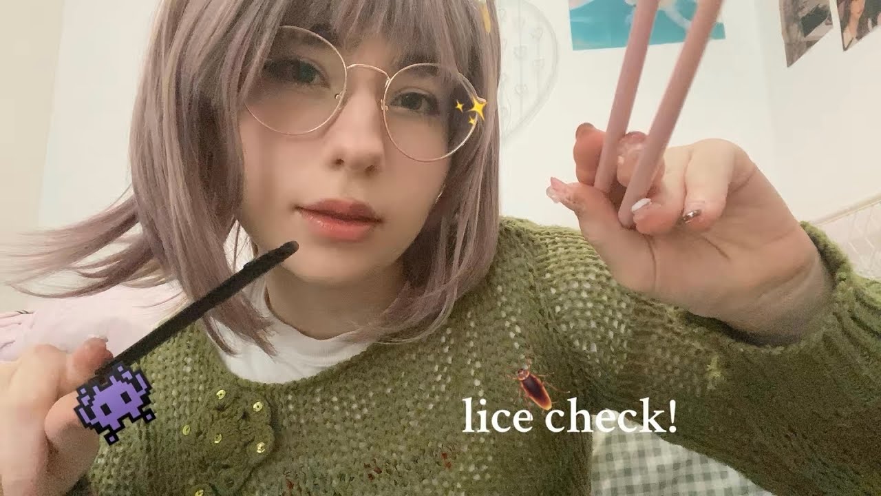 Chiaki Does Your Lice Check! ||Danganronpa ASMR