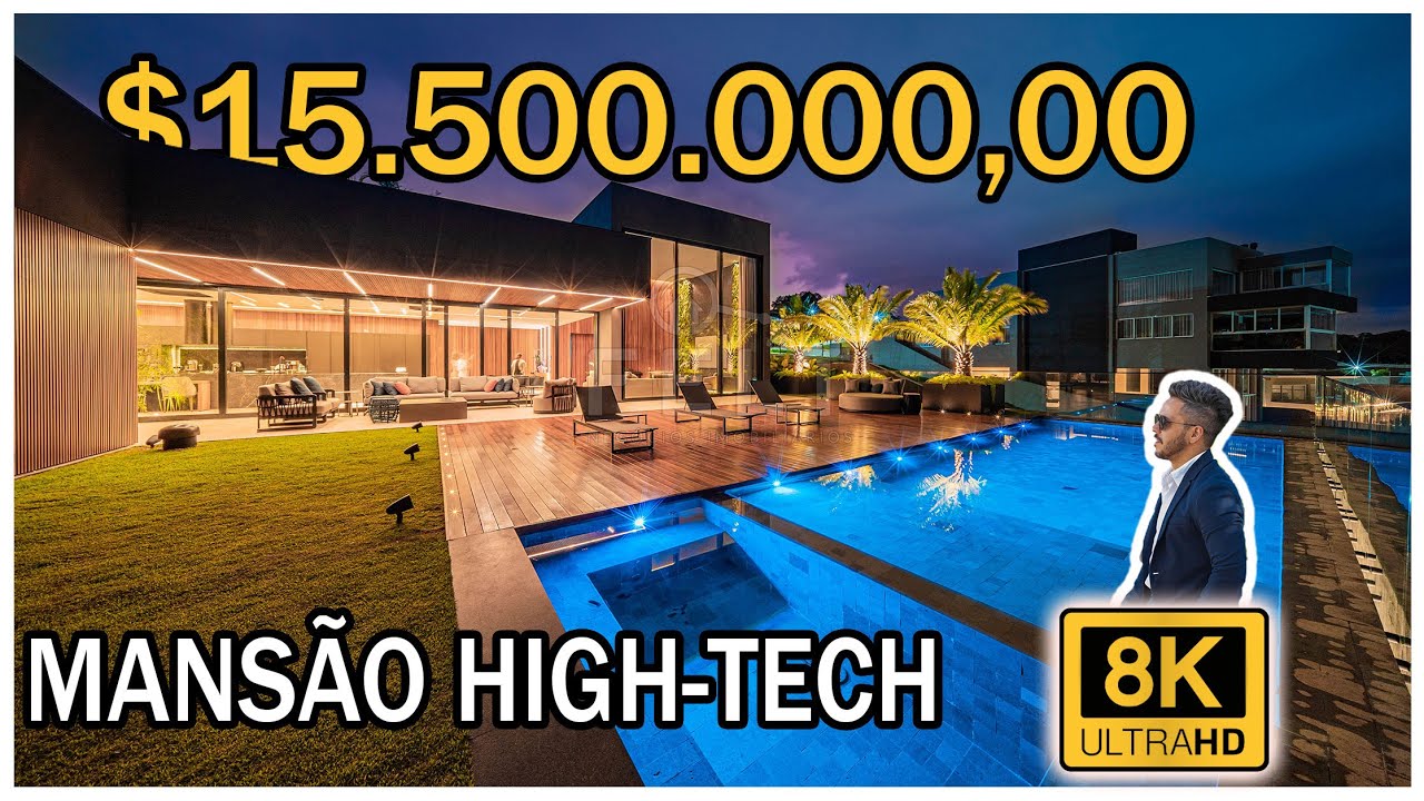 MANSÃO HIGHTECH CINEMATOGRAFICA EM BRAGANÇA PAULISTA R$15.500.000,00 - CASA COM PUB E BALADA