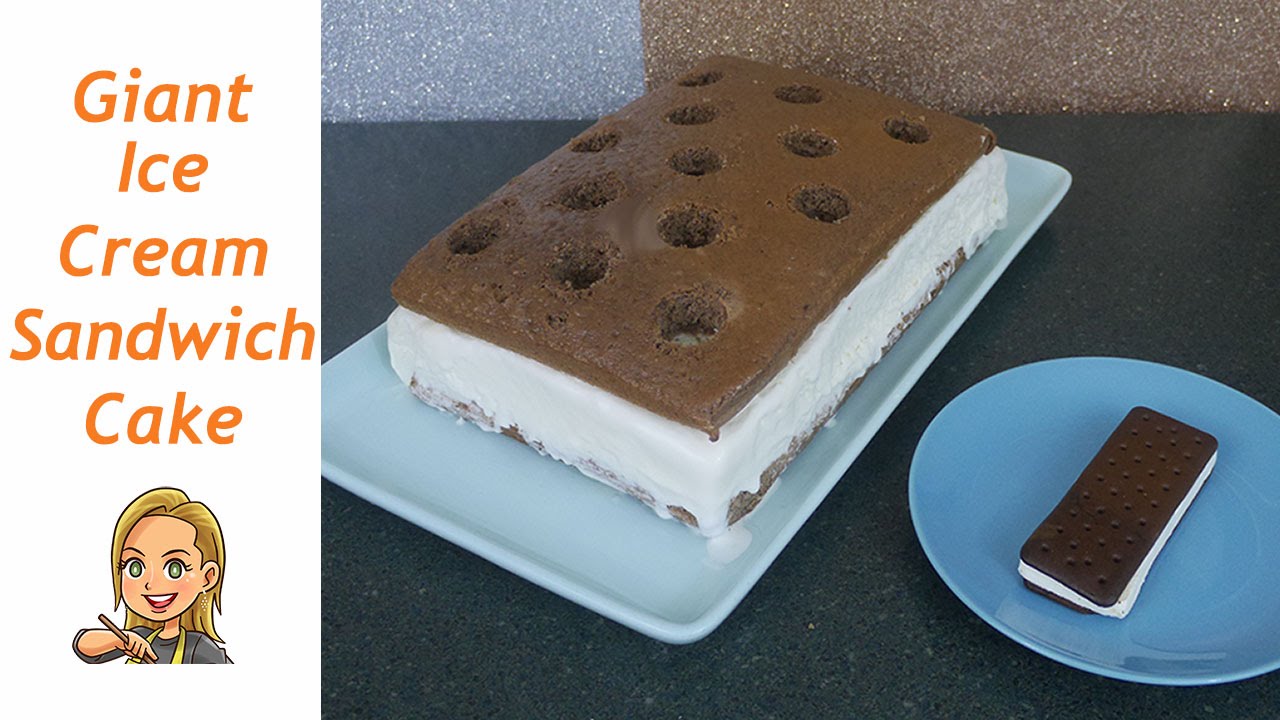 Giant Ice Cream Sandwich Cake