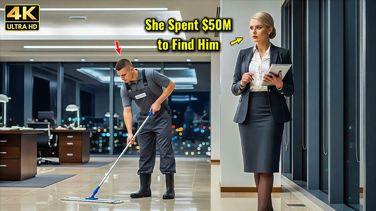 CEO Spent $50M Just to Find Him — Unaware He Was the Janitor She Ignored Every Day