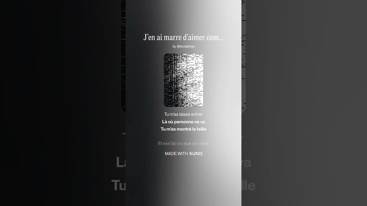 J’en ai marre d’aimer comme si je devais sauver