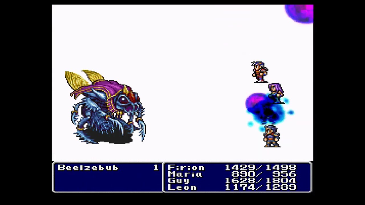 Final Fantasy II PS1 - Boss #26 Beelzebub(Optional)